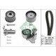 Set curea de distributie INA pentru AUDI A4 B6, A4 B7, A6 C5, A6 C6, A8 D3 3.0, curea + pinion, latime 30.0 mm, 281 dinti