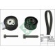 Set curea de distributie INA pentru CITROEN C4, C4 GRAND PICASSO I, C5 II, PEUGEOT 307, 308, 407, pinion inclus, 25.4 mm, 153 dinti