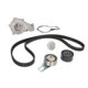 Set pompa apa + curea dintata INA pentru DS 3, DS 4, DS 5, CITROEN BERLINGO, C3 1.2-1.6D 01.08, latime 20 mm, 141 dinti