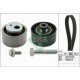 Set curea de distributie INA pentru CITROEN BERLINGO, C4 I, C5 I, EVASION, JUMPY I, FIAT SCUDO 2.0, dimensiune latime 25.4 mm, 141 dinti