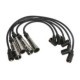 Set cablaj aprinder NGK pentru AUDI, 5 fire, negru, lungimi: 28cm, 33cm, 38cm, 48cm, 60cm, kit aprindere prin cabluri