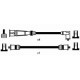 Set cablaj aprinder NGK pentru AUDI, 5 fire, negru, lungimi: 28cm, 33cm, 38cm, 48cm, 60cm, kit aprindere prin cabluri