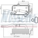 Radiator ulei motor NISSENS 112 180 03 11 pentru MERCEDES-BENZ, dimensiuni 113 mm x 222 mm x 47 mm, aluminiu, racire cu apa