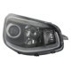 Far DEPO Lampa frontala Dreapta H7/PY21W electric fara motoras negru KIA SOUL I SOUL II -12.17