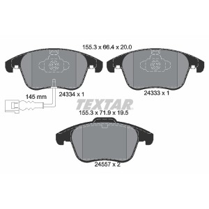 Set placute frana,frana disc TEXTAR