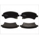 Set placute frana fata DELPHI TOYOTA COROLLA COROLLA VERSO 1.4-2.0D 01.01-03.08 57.3 mm inaltime 131.7 mm latime 17.2 mm grosime