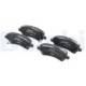 Set placute frana fata DELPHI TOYOTA COROLLA COROLLA VERSO 1.4-2.0D 01.01-03.08 57.3 mm inaltime 131.7 mm latime 17.2 mm grosime