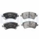 Set placute frana fata DELPHI TOYOTA COROLLA COROLLA VERSO 1.4-2.0D 01.01-03.08 57.3 mm inaltime 131.7 mm latime 17.2 mm grosime