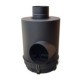 Carcasă filtru aer PACOL 360mm diametru, 510mm înălțime, 180mm diametru intrare, 150mm diametru ieșire pentru SCANIA 3 DS11.34-DTC11.02 05.87-12.96