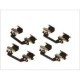 Set accesorii placute frana fata QUICK BRAKE pentru FIAT SEDICI, HONDA CIVIC VIII, OPEL MOKKA, SUZUKI SX4 1.3-2.2D