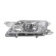 Far DEPO Lampa frontala Stanga H4/PY21W fara motoras argintiu transparent pentru MAZDA PREMACY