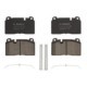 Set placute frana fata BOSCH pentru AUDI A6 C7, A7, Q5; PORSCHE MACAN 1.8-3.2 10.08, inaltime 77.5 mm, latime 131.7 mm, grosime 16.5 mm