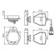 Set placute frana fata BOSCH pentru AUDI A8 D2 2.5D-4.2 03.94-09.02, inaltime 73.3 mm, latime 63.5 mm, grosime 17.24 mm
