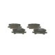 Set placute frana Spate BOSCH pentru LEXUS RX, TOYOTA HIGHLANDER 2.4-3.5, dimensiuni: 43.0 mm x 102.1 mm x 15.3 mm