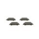 Set placute frana Spate BOSCH pentru LEXUS RX, TOYOTA HIGHLANDER 2.4-3.5, dimensiuni: 43.0 mm x 102.1 mm x 15.3 mm