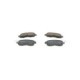 Set placute frana fata BOSCH pentru NISSAN ALTIMA, LEAF, TEANA III 2.5/3.5/Electric 11.10 - Dimensiuni: 55.8 mm x 141.6 mm x 16.6 mm