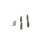 Set placute frana Spate BOSCH pentru FIAT 500L, TIPO; OPEL ADAM, CORSA E, Corsa E/HATCHBACK 1.0-1.6D 09.12, inaltime 47.5 mm, latime 95.8 mm, grosime 16.9 mm
