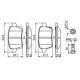 Set placute frana Spate BOSCH pentru FIAT 500L, TIPO; OPEL ADAM, CORSA E, Corsa E/HATCHBACK 1.0-1.6D 09.12, inaltime 47.5 mm, latime 95.8 mm, grosime 16.9 mm
