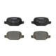 Set placute frana spate BOSCH CITROEN E-MEHARI FIAT DOBLO MINIVAN PANDA HATCHBACK PUNTO 1.2-Electric 43.9mm 95.8mm 13.7mm