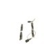 Set placute frana spate BOSCH pentru ABARTH 500/595/695, FIAT 500, DOBLO, IDEA, PANDA, LANCIA MUSA, YPSILON 43.8x95.8x14.2 mm