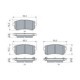 Set placute frana spate BOSCH pentru HYUNDAI CRETA, KONA, SONATA VI, KIA OPTIMA, SOUL II, dimensiuni 41.2 mm x 93.3 mm x 15.6 mm