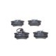 Set placute frana spate BOSCH pentru FORD GALAXY I, SEAT ALHAMBRA, VW SHARAN, inaltime 53 mm, latime 87.4 mm, grosime 17 mm