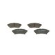 Set placute frana spate BOSCH pentru LEXUS GS, IS III, RC, RX; TOYOTA MIRAI, PRIUS PLUS 1.8H-Electric 12.08 - 45.7mm x 115.2mm x 15.2mm