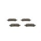 Set placute frana spate BOSCH pentru LEXUS GS, IS III, RC, RX; TOYOTA MIRAI, PRIUS PLUS 1.8H-Electric 12.08 - 45.7mm x 115.2mm x 15.2mm