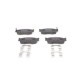 Set placute frana fata BOSCH pentru HYUNDAI ACCENT III, I20 I; KIA RIO II, dimensiuni 56.2 mm x 129.9 mm x 17.4 mm