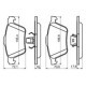 Set placute frana fata BOSCH VOLVO S60 I V70 II XC70 I XC90 I 2.0-4.4 11.99-12.14 71.3mm 155.4mm 19.7mm