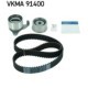 Set curea de distributie SKF pentru TOYOTA COROLLA, STARLET, TERCEL 1.3/1.4 09.90-02.00, curea 124 dinti, latime 26.0 mm