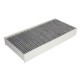 Filtru aer habitaclu carbon activat PURRO pentru CITROEN C5 II, C5 II/KOMBI, C6; PEUGEOT 407 1.6D-3.0 03.04, dimensiuni 38x153x313 mm