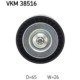 Rola ghidare/conducere curea transmisie SKF pentru MERCEDES A B C 1.6-2.0H 65.0 mm diametru 26.0 mm latime
