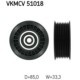 Rola ghidare/conducere curea transmisie SKF scripete centura V MERCEDES ATEGO AXOR ZETROS OM457.937 OM904.911 85.0 mm 33.0 mm