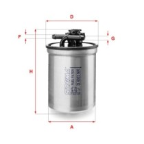 Filtru combustibil SOFIMA