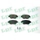 Set placute frana fata cu suruburi LPR pentru FIAT DOBLO, DOBLO/MINIVAN, PANDA, OPEL ADAM, CORSA D, CORSA D/HATCHBACK 1.0-1.9D