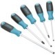 Set surubelnite HAZET 5 piese, profil Philips PH1, PH2, plat 4.5 mm, 5.5 mm, 7 mm, maner 3 componente, tip amestecat