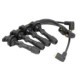 Set cablaj aprinder NGK pentru HYUNDAI I10 I, I20 I, I20 II; KIA PICANTO II, RIO III 1.2/1.25 09.08-08.20, 4 fire, negru, lungimi 22 cm, 30 cm, 37 cm, 47 cm