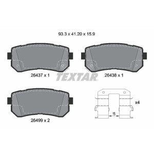 Set placute frana,frana disc TEXTAR