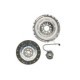 Set ambreiaj VALEO cu rulment hidraulic 240mm pentru CHEVROLET CRUZE, TRAX; FIAT GRANDE PUNTO; OPEL ASTRA H, J 1.7D/1.9D