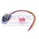 Kit reparat cabluri faruri ceata SENCOM fir cablu 200mm 3 pini compatibil CITROEN C3 II DS3 PEUGEOT 208 I 308 407 1.0-3.0D