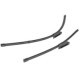Lamela stergator fata VISIOFLEX 650/475mm pentru CITROEN, 2 buc, tip Jointless, cu spoiler, lama stergator lata