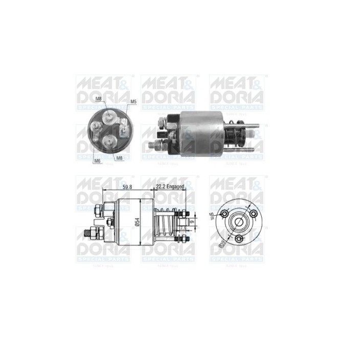 Solenoid, electromotor MEAT & DORIA