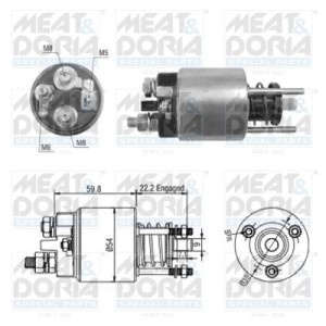 Solenoid, electromotor MEAT & DORIA