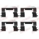 Set accesorii montare placute frana fata QUICK BRAKE pentru CITROEN C3 II, HYUNDAI I30, KIA CEE&apos;D, PRO CEE&apos;D 1.0-1.6D 09.09
