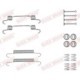 Set accesorii saboti frana parcare QUICK BRAKE MANDO pentru HYUNDAI MATRIX SONATA V TUCSON KIA CERATO I SPORTAGE II 1.5D-3.3