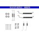 Set accesorii sabot frână ATE pentru PEUGEOT 106 II, 206, 206+, 306; RENAULT CLIO II, LOGAN I, THALIA I, THALIA II, TWINGO I, II 1.1-2.0D