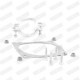 Set montare sistem de esapament WALKER pentru MERCEDES SPRINTER 4,6-T, CITROEN C4, C4 GRAND PICASSO I, C5 I 2.0D/2.2D 06.98-