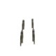 Set placute frana fata BOSCH pentru PORSCHE 718 BOXSTER, 718 CAYMAN, 911, 911 TARGA, BOXSTER, CAYMAN 2.0-3.6 06.08, 73.9 mm x 199.3 mm x 17.5 mm
