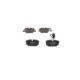 Set placute frana spate BOSCH VW CALIFORNIA T4 CAMPER TRANSPORTER T4 1.9D-2.8 07.90-06.03 51.0 mm x 94.9 mm x 16.8 mm